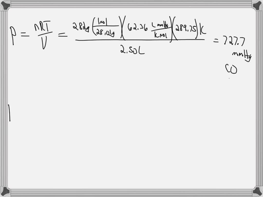 SOLVED: A sample of a gas mixture contains the following quantities of ...