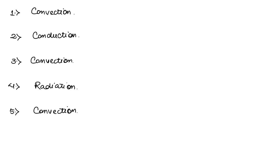 SOLVED Text Direction Identify what methods of heat transfer are