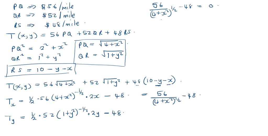 SOLVED An Engineer Is Designing A Pipeline Which Is Supposed To Connect Two Points P And S The