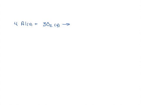 2 which type of reaction is 2al2o3 4a1 302 05646