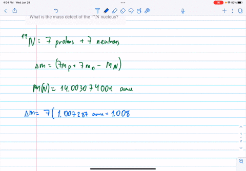 what-is-the-mass-defect-of-the-14-mathrmn-nucleus-2-49911