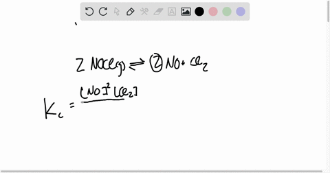 the-following-reaction-was-allowed-to-reach-equilibrium-at-25c-equilibrium-concentration-is-given-for-each-component-calculate-the-equilibrium-constant-k-for-this-reaction-2noclg-2nog-cl2g-nocl-42-m-n