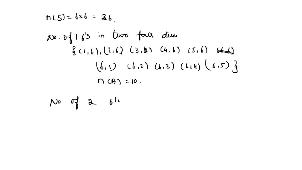 SOLVED Determine the probability distribution for the given experiment