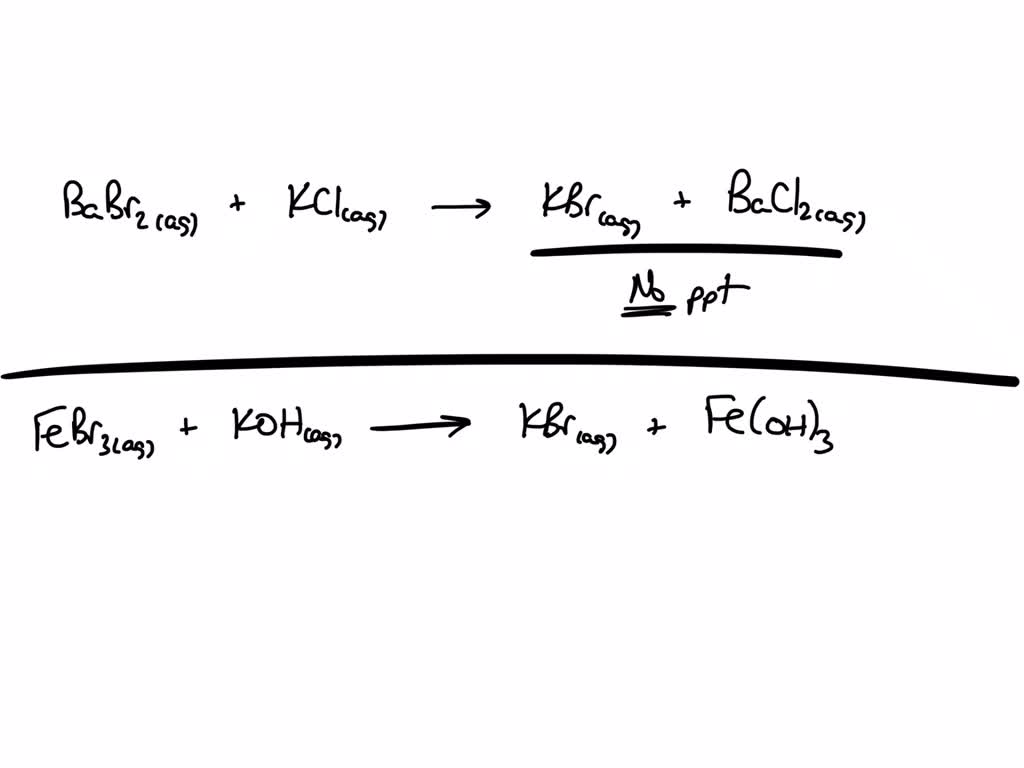 SOLVED Does a solution A solution B precipitate form when A and B are mixed? empirical formula
