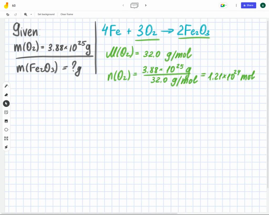 SOLVED 15.0 grams of Iron is allowed to react with air to produce Iron III Oxide. If the