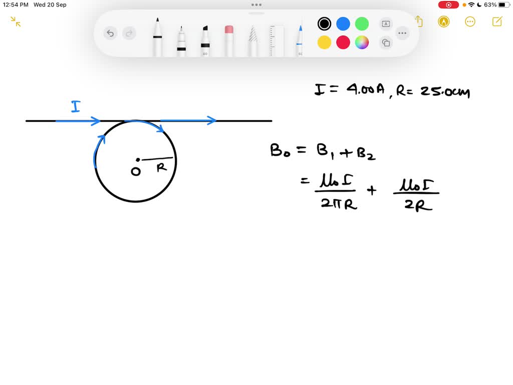 SOLVED: A thin conducting wire is bent into the shape shown in the ...