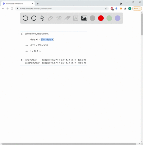 two-runners-start-simultaneously-from-the-same-point-on-a-circular-200-m-track-and-mathrmrun-in-opposite-directions-one-runs-at-a-constant-speed-of-620-mathrmm-mathrms-and-the-other-runs-at-a-constant