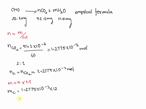 a-compound-contains-only-carbon-hydrogen-and-oxygen-combustion-of-221-mg-of-the-compound-yields-511-mg-of-co2-and-175-mg-of-h2o-the-molar-mass-of-the-compound-is-1141-gmole-what-are-the-empi-56928