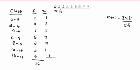 compute-the-mean-the-median-and-the-mode-for-the-following-data-class-0-under-2-2-under-4-4-under-6-6-under-8-8-under-10-10-under-12-12-under-14-f-34-27-16-15-10-8-round-your-answer-to-2-dec-25765