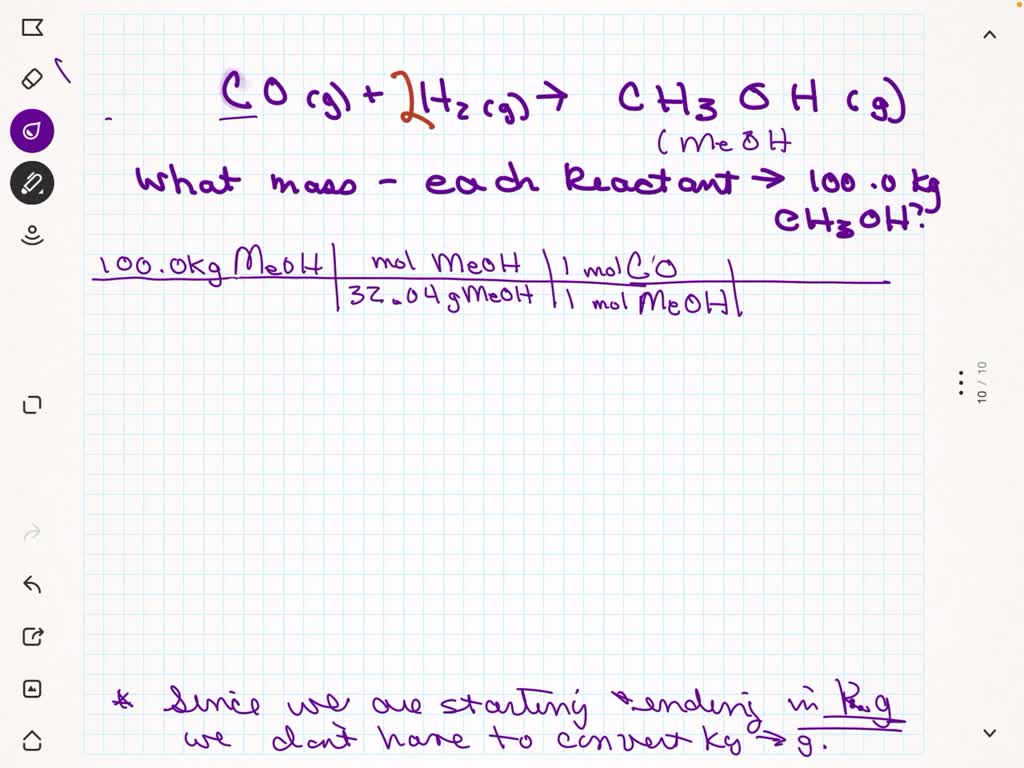 SOLVED: Methanol, CH3OH, is an important industrial compound that is ...
