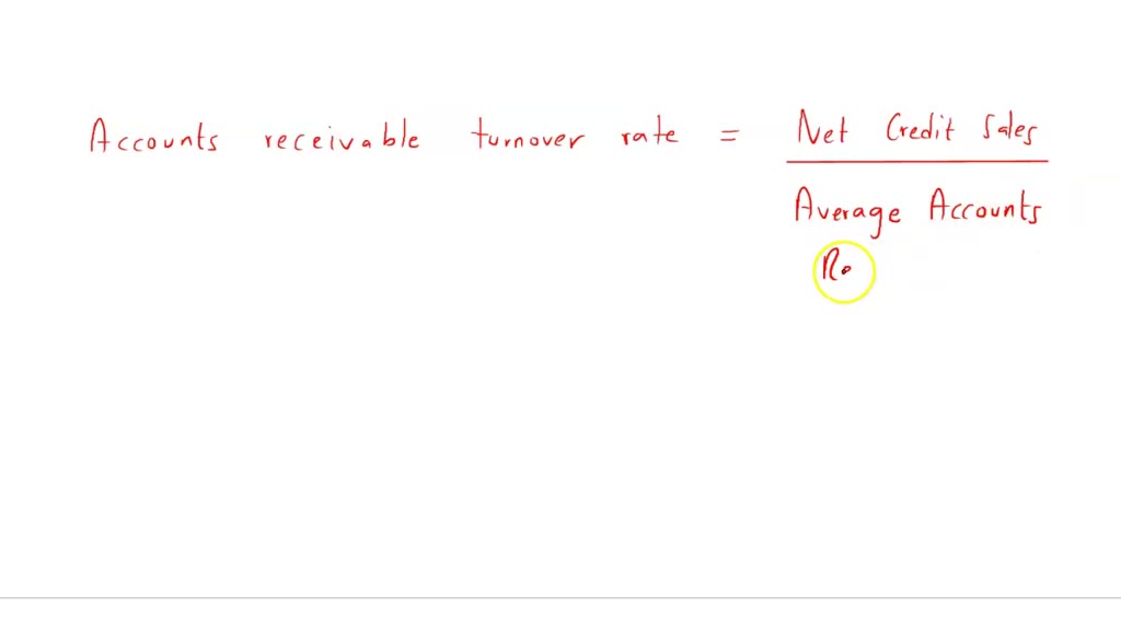 SOLVED: how to calculate accounts receivable turnover rate