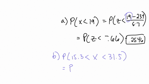 in-a-recent-year-the-scores-for-the-reading-portion-of-a-test-were-normally-distributed-with-a-mean-of-234-and-a-standard-deviation-of-67-complete-parts-a-through-d-belowa-find-the-probabili-81376
