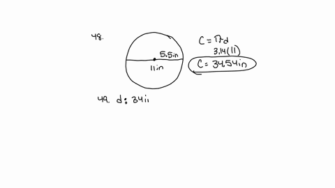 48-a-plate-has-a-radius-of-55-inches-what-is-the-circumference-of-the-plate-49-the-cliameter-of-a-circular-rug-is-34-inches-what-is-the-circumference-50-how-many-circles-with-a-dicimeter-of-44082