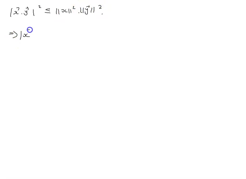 SOLVED: 9. Derive the reverse triangle inequality for any norm on a ...