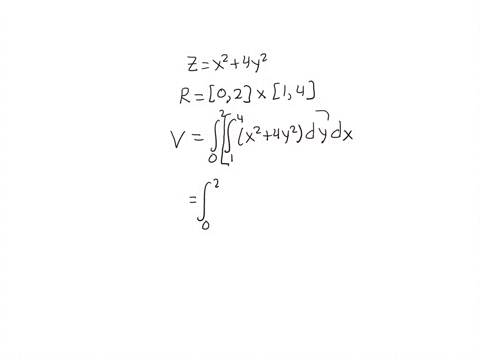 find-the-volume-of-the-given-solidunder-the-paraboloid-z-x2-4y2-and-above-the-rectangle-r-0-2-x-1-4-44093