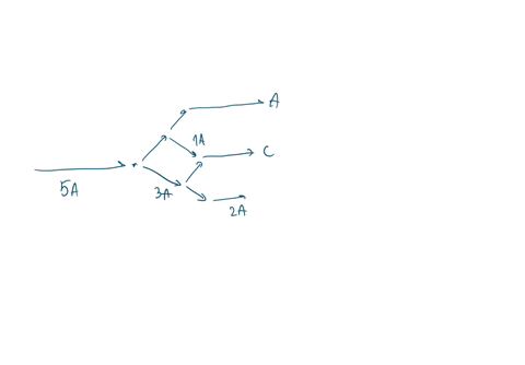 the-currents-through-several-segments-of-wire-are-shown-in-the-figure-on-the-right-part-a-what-is-the-magnitude-of-the-current-through-segment-b-part-b-what-is-the-direction-of-the-current-i-67167