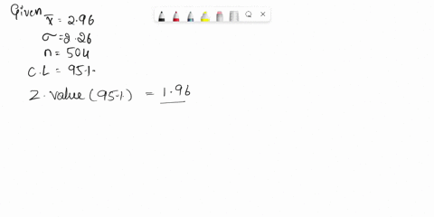 assuming-that_-sample-n-504-has-sample-standard-deviation-of-226what-is-the-upper-bound-of-95-confidence-interval-if-the-sample-mean-is-296-594-316-296-276-88926