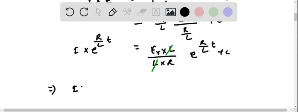 SOLVED: Solve the given initial-value problem: di/dt = Ri + E, i(0 ...