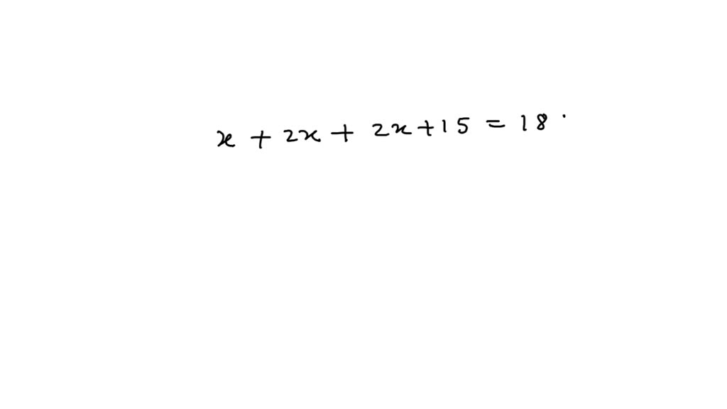 SOLVED What is the value of x? A scalene triangle with base angles x