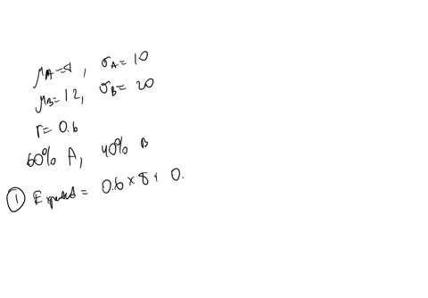 a-portfolio-contains-two-stocks-stock-a-has-an-expected-return-of-8-with-a-standard-deviation-of-10-and-stock-b-has-an-expected-return-of-12-with-a-standard-deviation-of-20-the-correlation-between-the