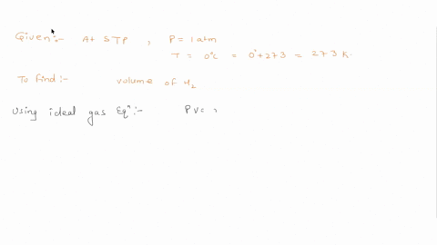 what-is-the-volume-of-the-h2-at-0-c-and-100-atm-pressure-stp-17184