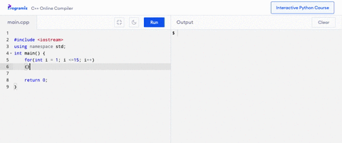 Design the logic for a program that outputs every number...