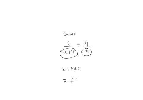 solve-frac2x7frac4x-select-the-correct-choice-below-and-if-necessary-fill-in-the-a-the-solution-set-is-x-mid-x-is-a-real-number-and-x-neq