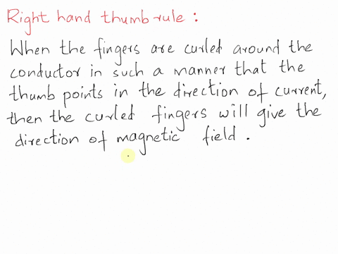 a-current-carrying-wire-produces-a-magnetic-field-that-is-directed-to-the-left-at-a-position-directly-above-the-wire-what-direction-must-the-current-be-a-left-b-right-c-clockwise-d-down-e-up-53755