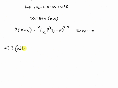 a-survey-found-that-5-of-people-believe-that-they-have-seen-a-ufo-choose-a-sample-of-11-people-at-random-find-the-probability-of-the-following-round-intermediate-calculations-and-final-answers-to-at-l