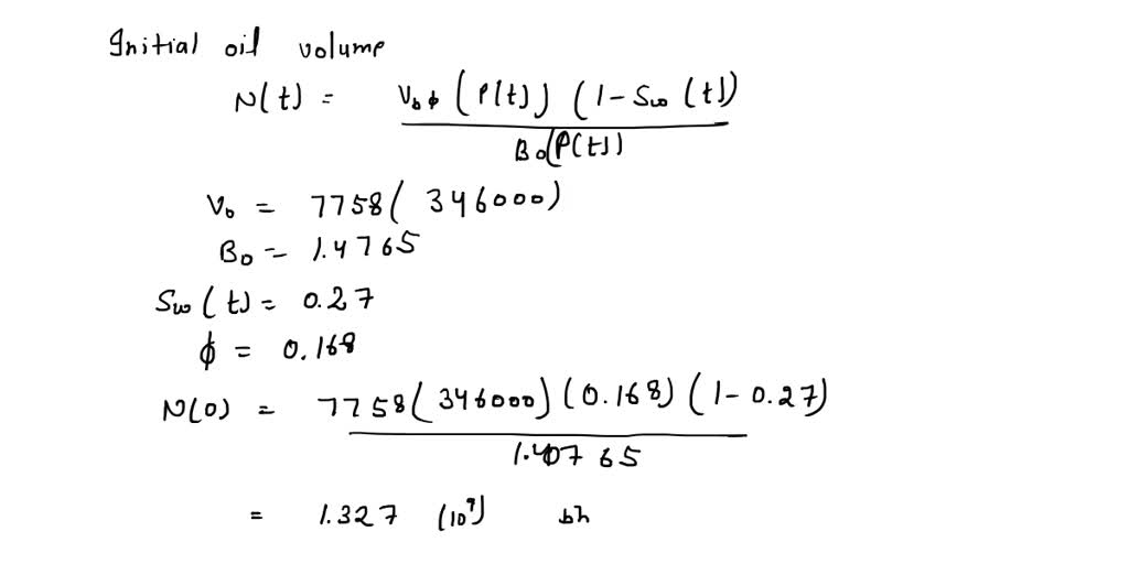 SOLVED: Texts: Calculated CCIP (N) Oil Production (Np) 12. The Figure ...