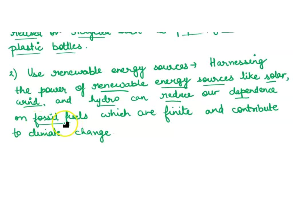SOLVED 1. Ways of using natural resources wisely How to properly