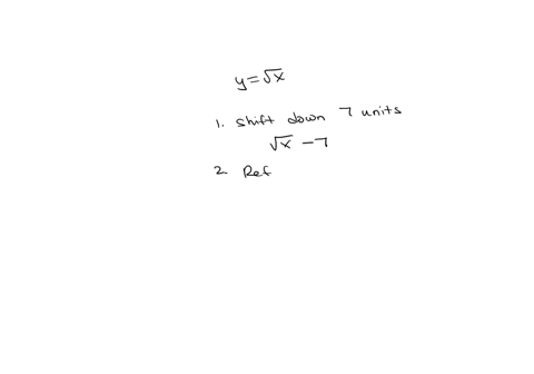 find-the-function-that-is-finally-graphed-after-the-following-transformations-are-applied-to-the-graph-of-yx-in-the-order-listed-1shift-down-7-units-2reflect-about-thex-axis-3reflect-about-t-14902