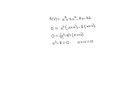 for-the-given-polynomial-find-all-roots-of-the-function-and-simplify-them-as-much-as-possible-without-approximation-sketch-a-complete-graph-indicating-the-viewing-window-and-the-x-intercepts-19075