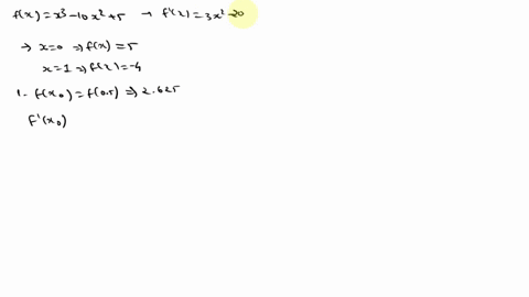 a-root-of-f-x-x3-_-10x-2-5-0-lies-close-to-x-07-compute-this-root-with-the-newton-raphson-method-with-relative-accuracy-of-10-5-60043