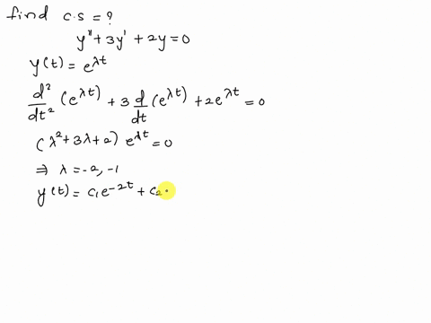 solve-the-initial-value-problem-using-the-method-of-undetermined-coefficients-superposition-approach-yt-3yt-2yt-e-y0-0y0-3-79304