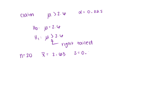 question-6-test-the-claim-that-the-mean-gpa-of-night-students-is-larger-than-26-at-the-025-significance-level-the-null-and-alternative-hypothesis-would-be-ho-p-065-ho-p-26-hop-26-hop-065-hop-89672