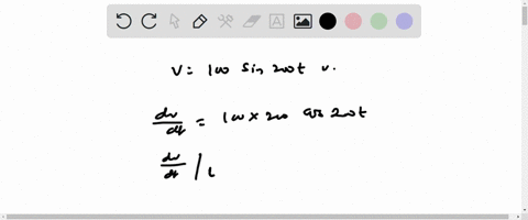 question-2-an-alternating-voltage-is-given-by-vloosin-200t-volts-where-t-is-the-time-in-seconds_-dv-determine-the-rate-of-change-of-current-when-t-0005-seconds_-dt-08841