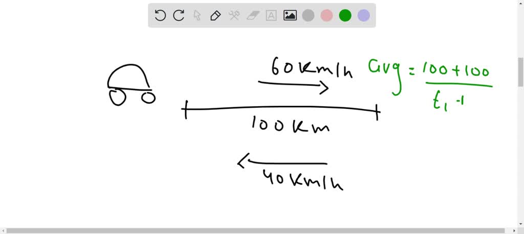 solved-a-car-travels-a-certain-distance-with-a-speed-of-50km-h-returns