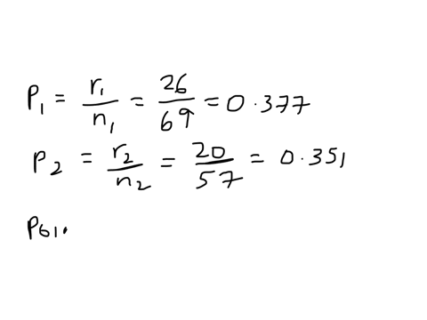 two-samples-are-taken-with-the-following-numbers-of-successes-and-sample-sizes-r1-26-r2-20-n1-69-n2-57-find-a-86-confidence-interval-round-answers-to-the-nearest-thousandth-p1-p2