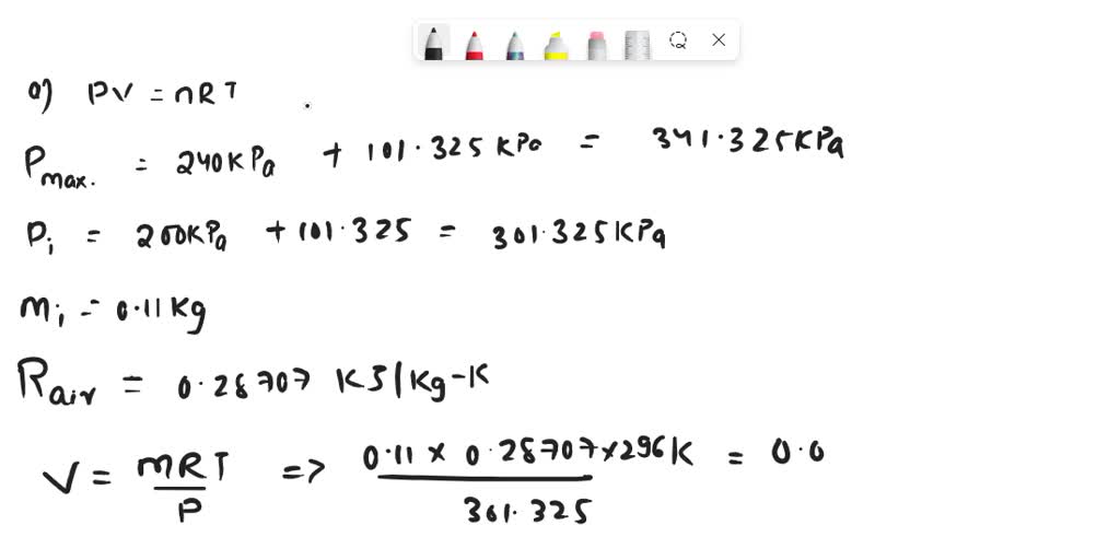SOLVED: A motorist equips her automobile tires with a relief-type valve ...