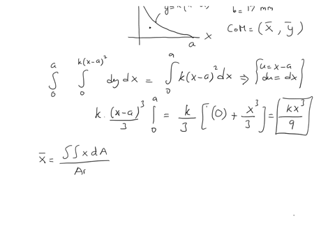 determine-by-direct-integration-the-centroid-under-the-curve-shown-given-a-115-mm-b-17-mm_-y-kx-a-centroid-coordinates-number-units-tolerance-02-mm-number-units-tolerance-02-mm-40785