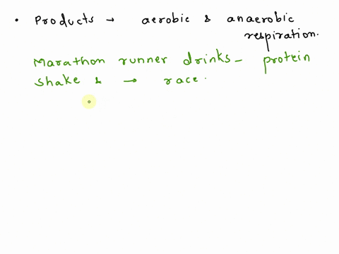 anaerobic-respiration-and-aerobic-respiration-both-start-with-glucose-but-they-have-very-different-products-what-are-the-products-of-each-pathway-and-why-would-it-be-preferable-for-the-runne-12975