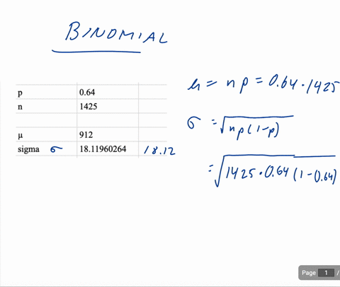 assume-that-a-procedure-yields-a-binomial-distribution-with-n-1425-trials-and-the-probability-of-success-for-one-trial-is-p-64-find-the-mean-for-this-binomial-distribution-round-answer-to-on-18324