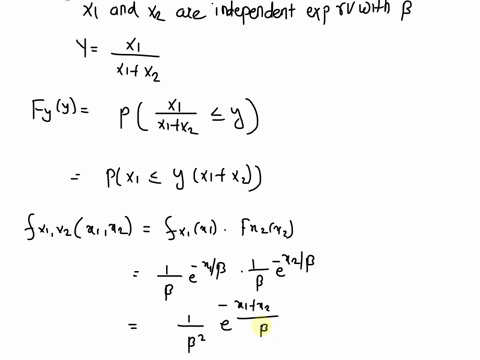 suppose-that-x1-and-x2-form-a-random-sample-of-two-observed-values-from-the-exponential-distribution-with-parameter-determine-the-distribution-of-x1x1-x2-17107