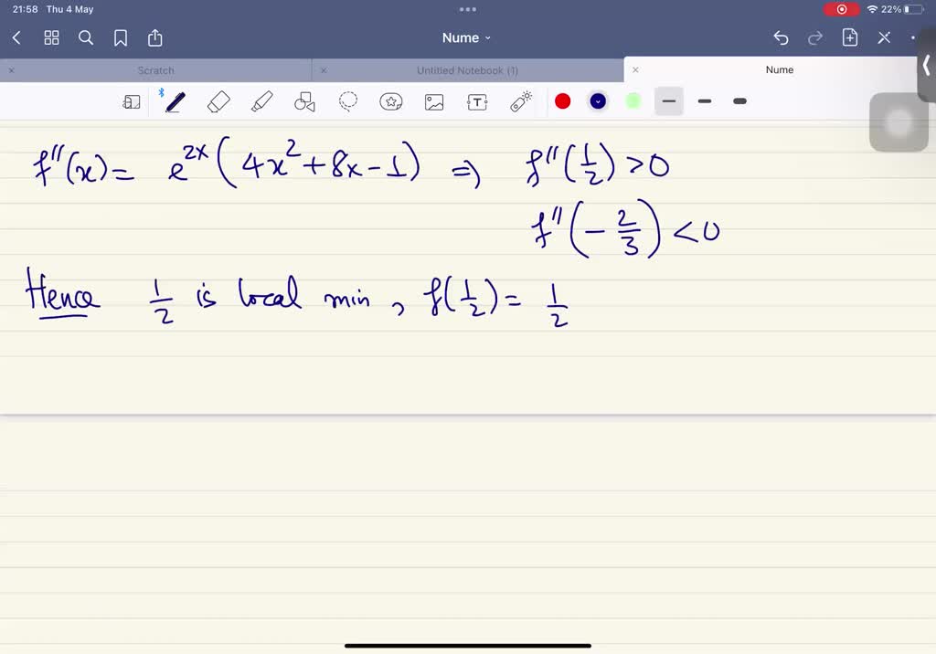 SOLVED: point) Intervals of Increase and Decrease and Local Extrema ...