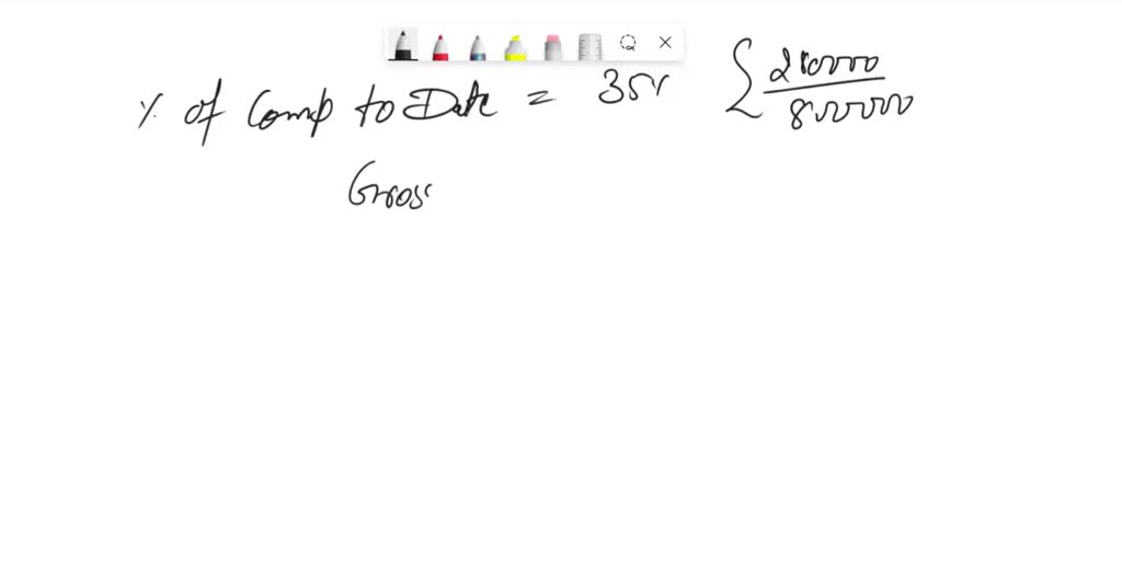 SOLVED Balance Sheet (Partial) Assets Accounts receivable 2,000,000