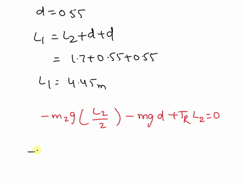 in-the-figure-horizontal-scaffold-2-with-uniform-mass-m2-34-kg-and-length-lz-17-m-hangs-from-horizontal-scaffold-1-with-uniform-mass-mi-53-kg-a-16-kg-box-of-nails-lies-on-scaffold-2-centered-30588
