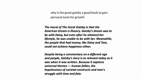 why-is-the-great-gatsby-a-good-book-to-gain-personal-tools-for-growth