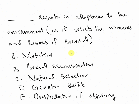 ___-results-in-adaptation-to-the-environment-as-it-selects-the-winners-and-losers-of-survival-a-mutation-b-sexual-recombination-c-natural-selection-d-genetic-drift-e-overproduction-of-offspr-78906