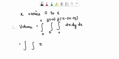 find-the-volume-of-the-region-in-the-first-octantx0-y0-z0-bounded-by-the-plane-2x-plus-3y-6z12-and-the-coordinate-plane-08112